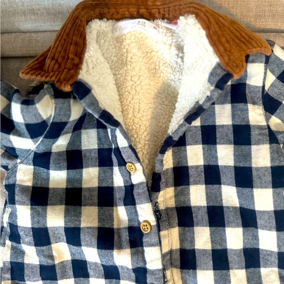 Zara plaid baby shacket - Picture 2 of 2